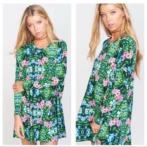 Show me your mumu tunic jungle dress XL